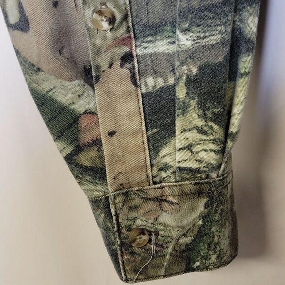 Browning Jacket Mens Large Full Zip Soft Shell Mossy Oak Break Up Infinity Camo - Picture 5 of 6